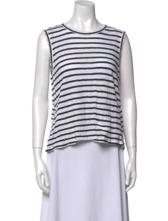 A.L.C. Linen Striped Top