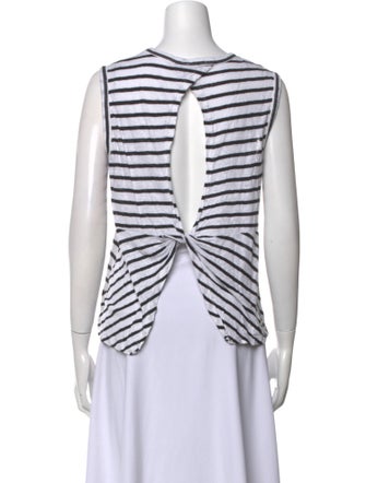 A.L.C. Linen Striped Top