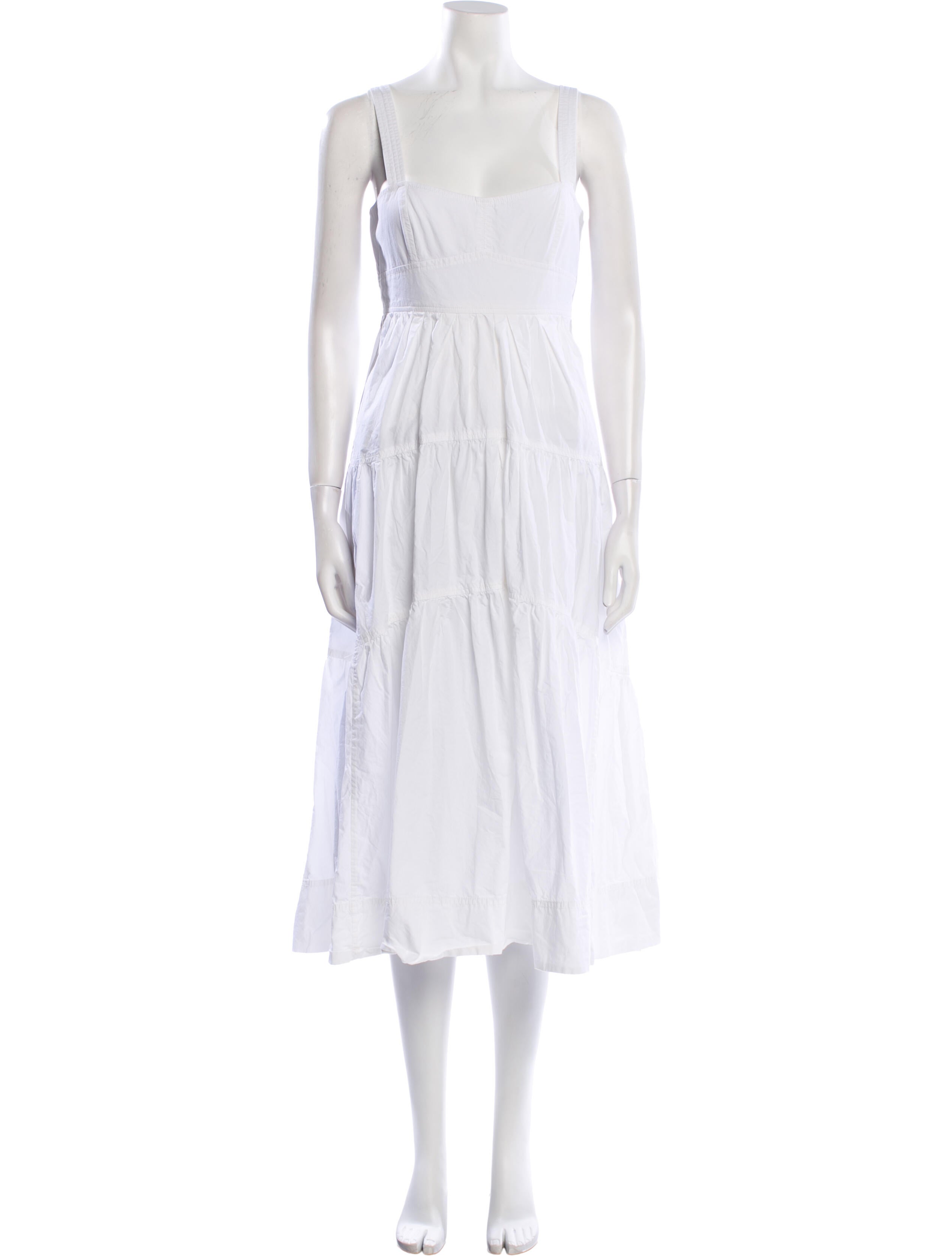 A.L.C. Square Neckline Long Dress