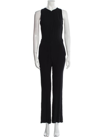 A.L.C. Silk V-Neck Jumpsuit