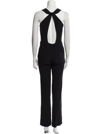 A.L.C. Silk V-Neck Jumpsuit