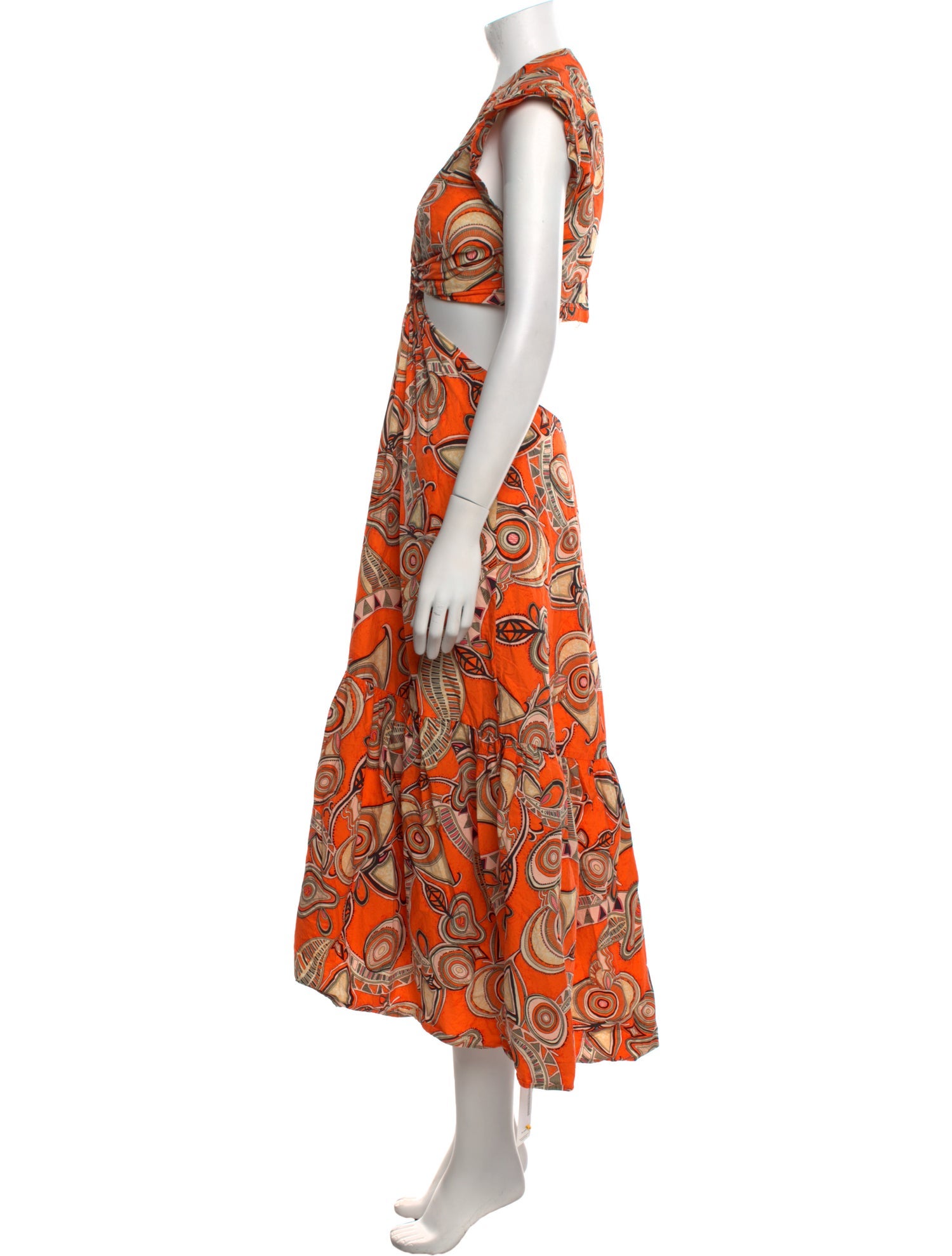 A.L.C. Printed Long Dress