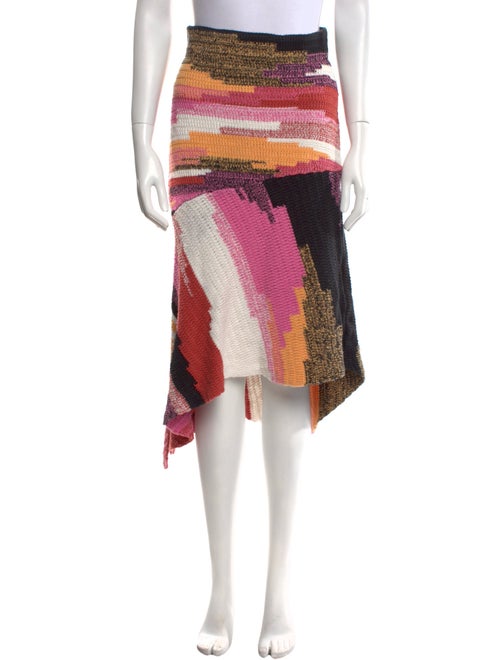 A.L.C. Printed Midi Length Skirt