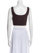 A.L.C. Square Neckline Sleeveless Crop Top