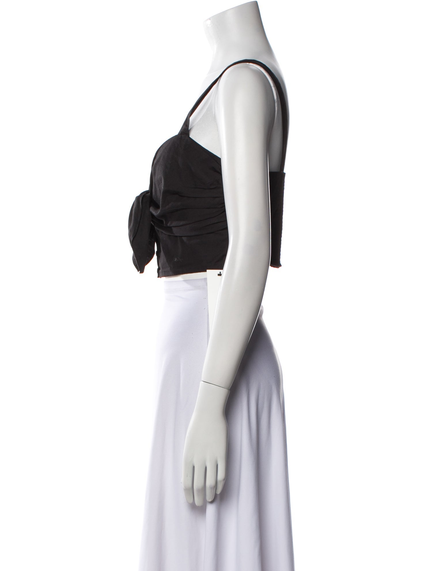 A.L.C. V-Neck Sleeveless Crop Top