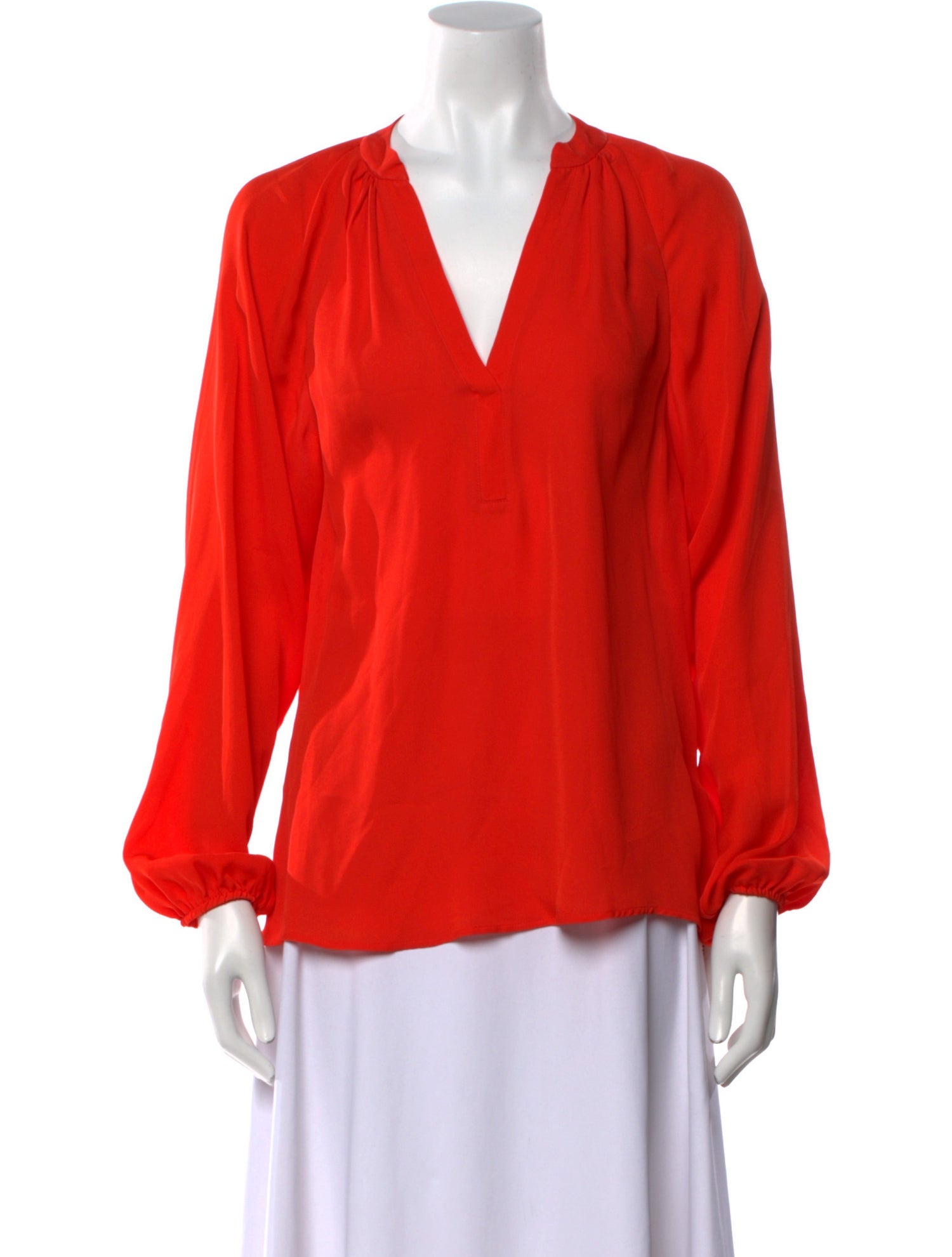 A.L.C. Silk V-Neck Blouse