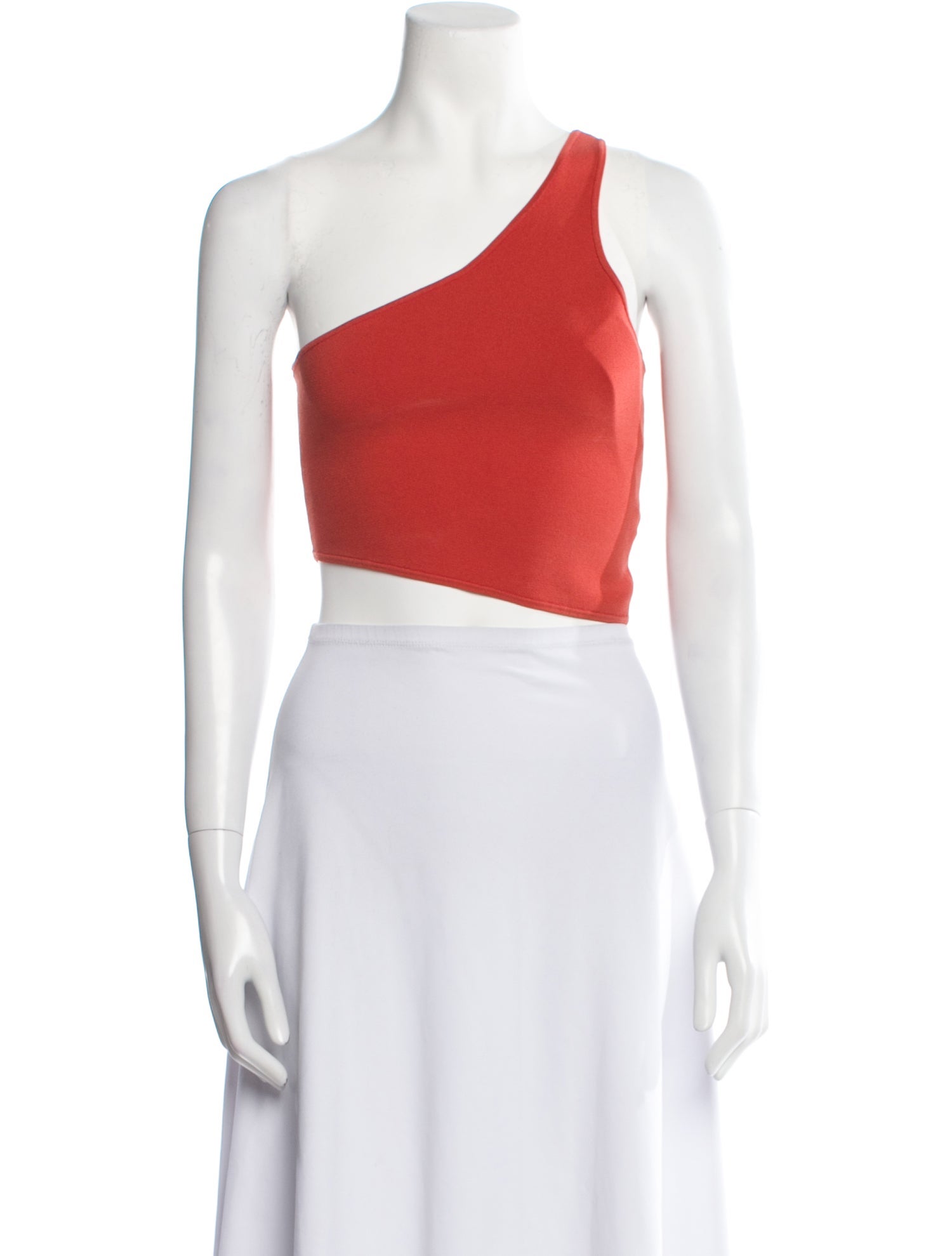 A.L.C. Nylon One-Shoulder Crop Top