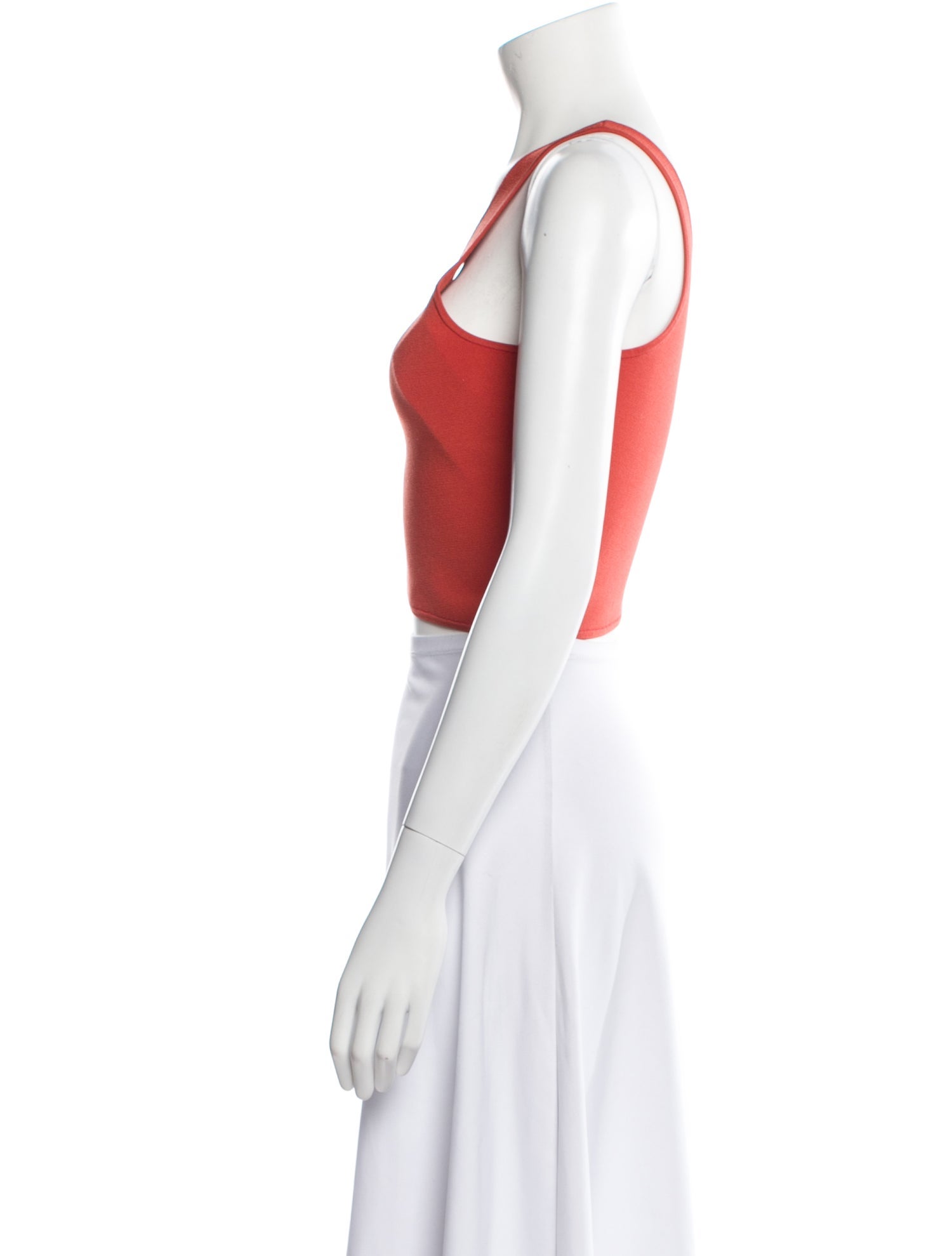 A.L.C. Nylon One-Shoulder Crop Top