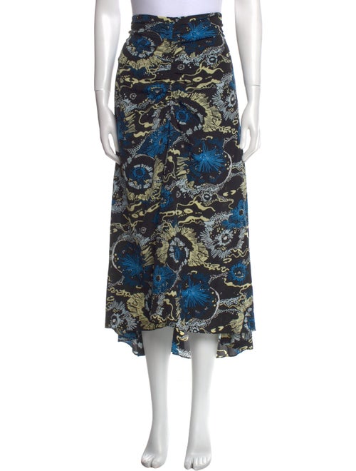 A.L.C. Silk Midi Length Skirt