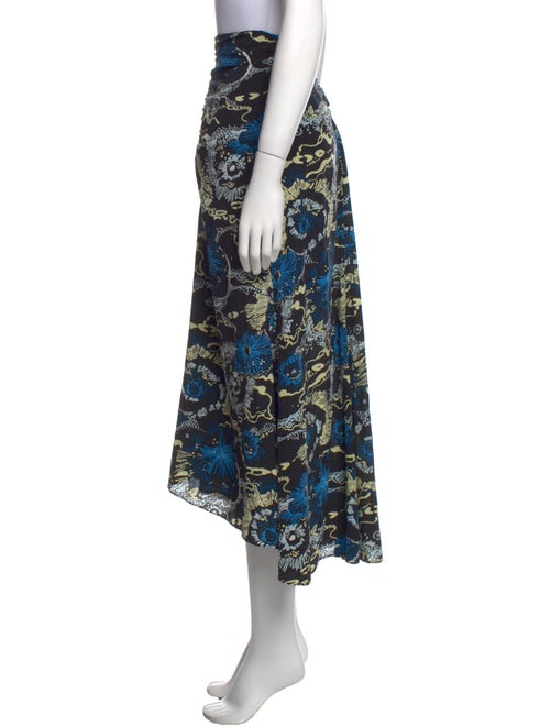 A.L.C. Silk Midi Length Skirt