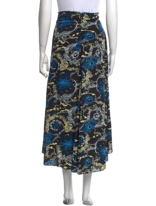 A.L.C. Silk Midi Length Skirt