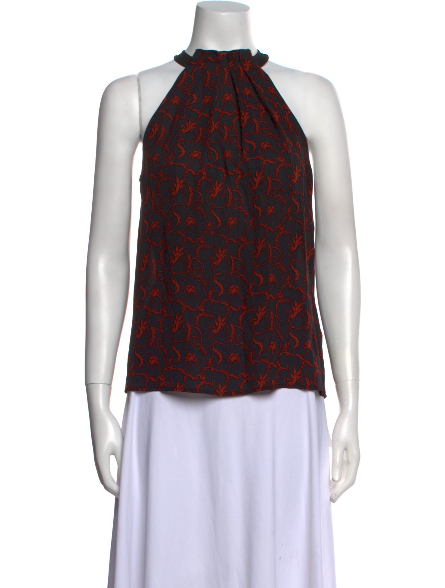 A.L.C. Silk Printed Top