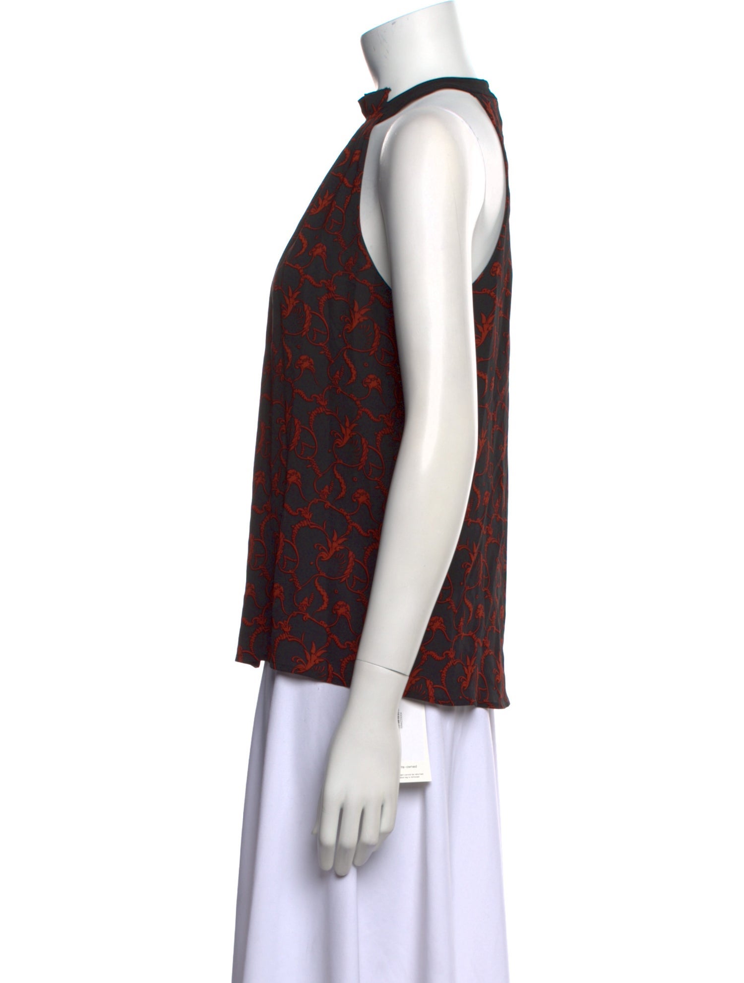 A.L.C. Silk Printed Top