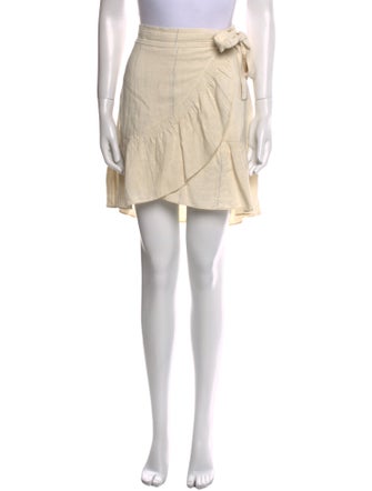 A.L.C. Linen Knee-Length Skirt