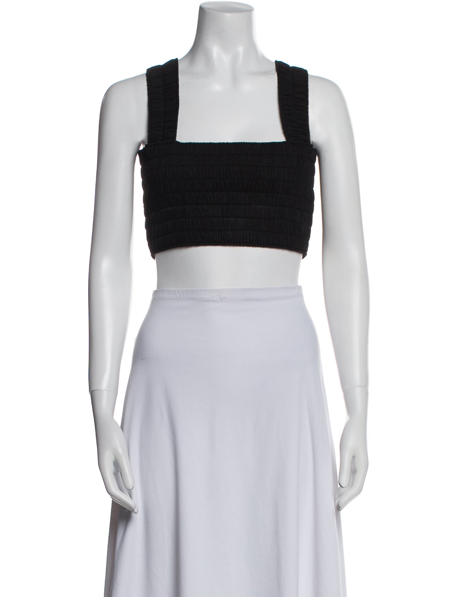 A.L.C. Square Neckline Sleeveless Crop Top