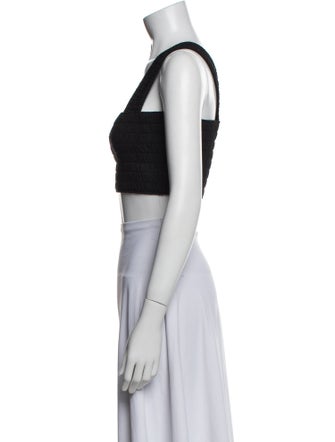 A.L.C. Square Neckline Sleeveless Crop Top