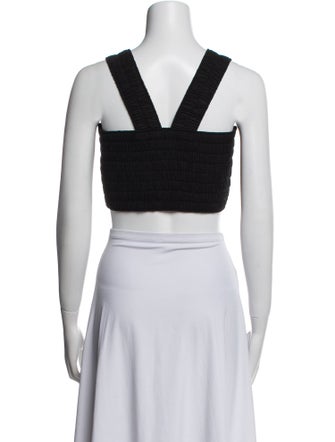 A.L.C. Square Neckline Sleeveless Crop Top