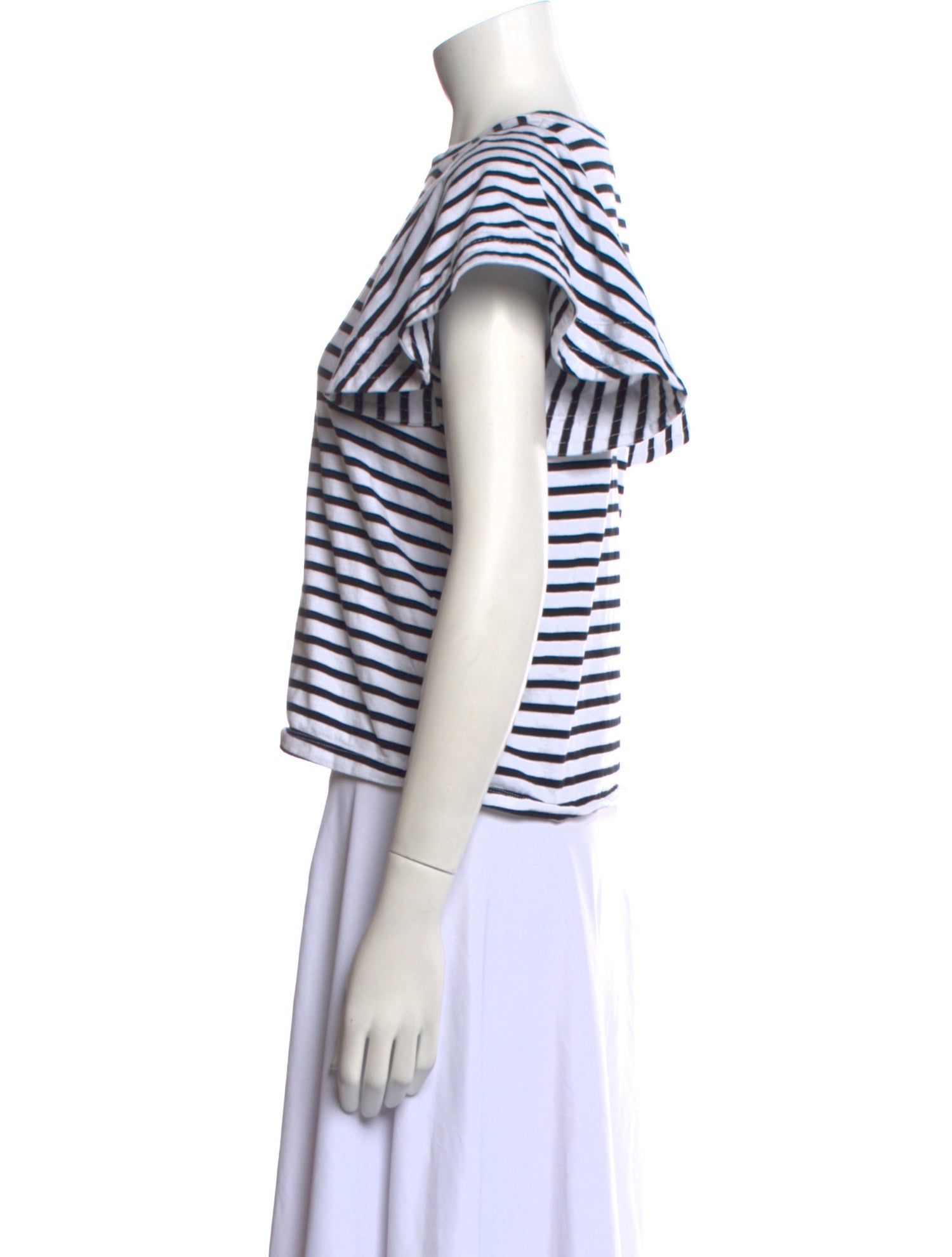 A.L.C. Striped Crew Neck T-Shirt