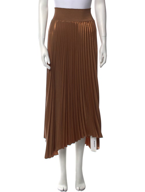 A.L.C. Pleated Accents Midi Length Skirt
