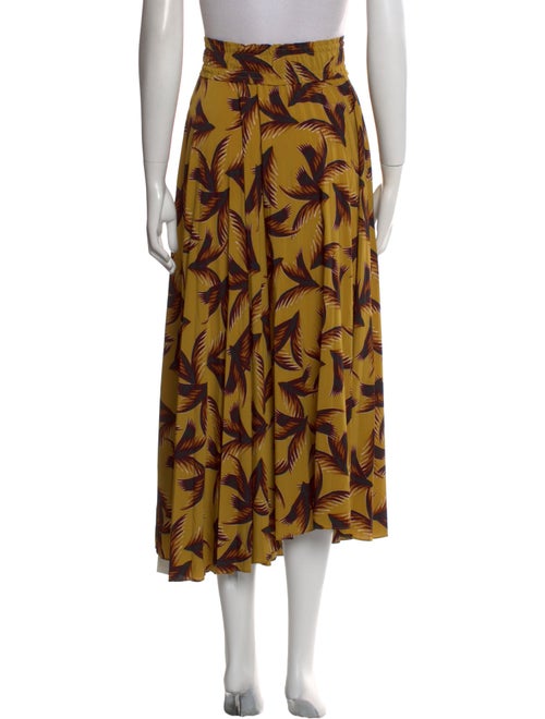 A.L.C. Printed Midi Length Skirt