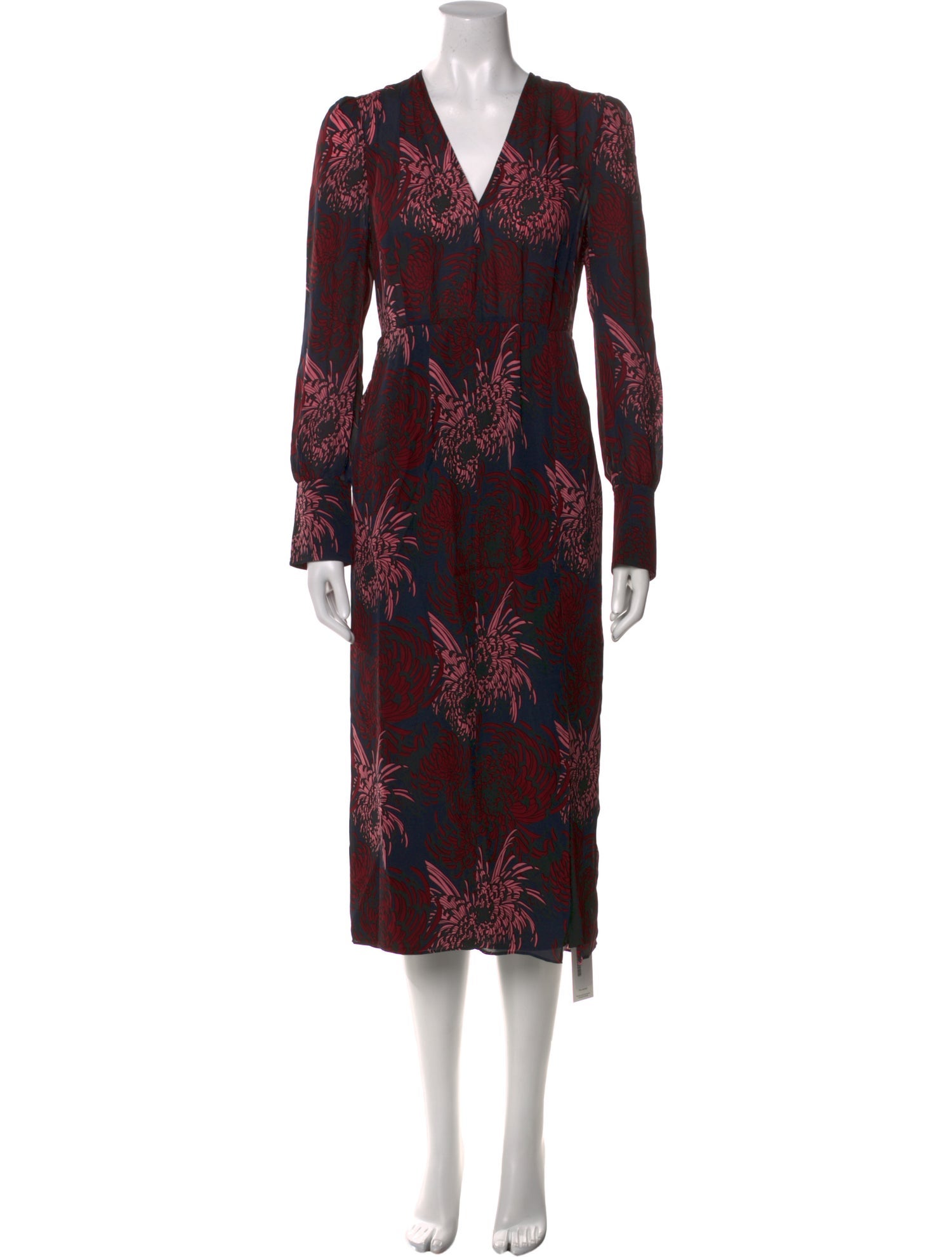 A.L.C. Silk Midi Length Dress