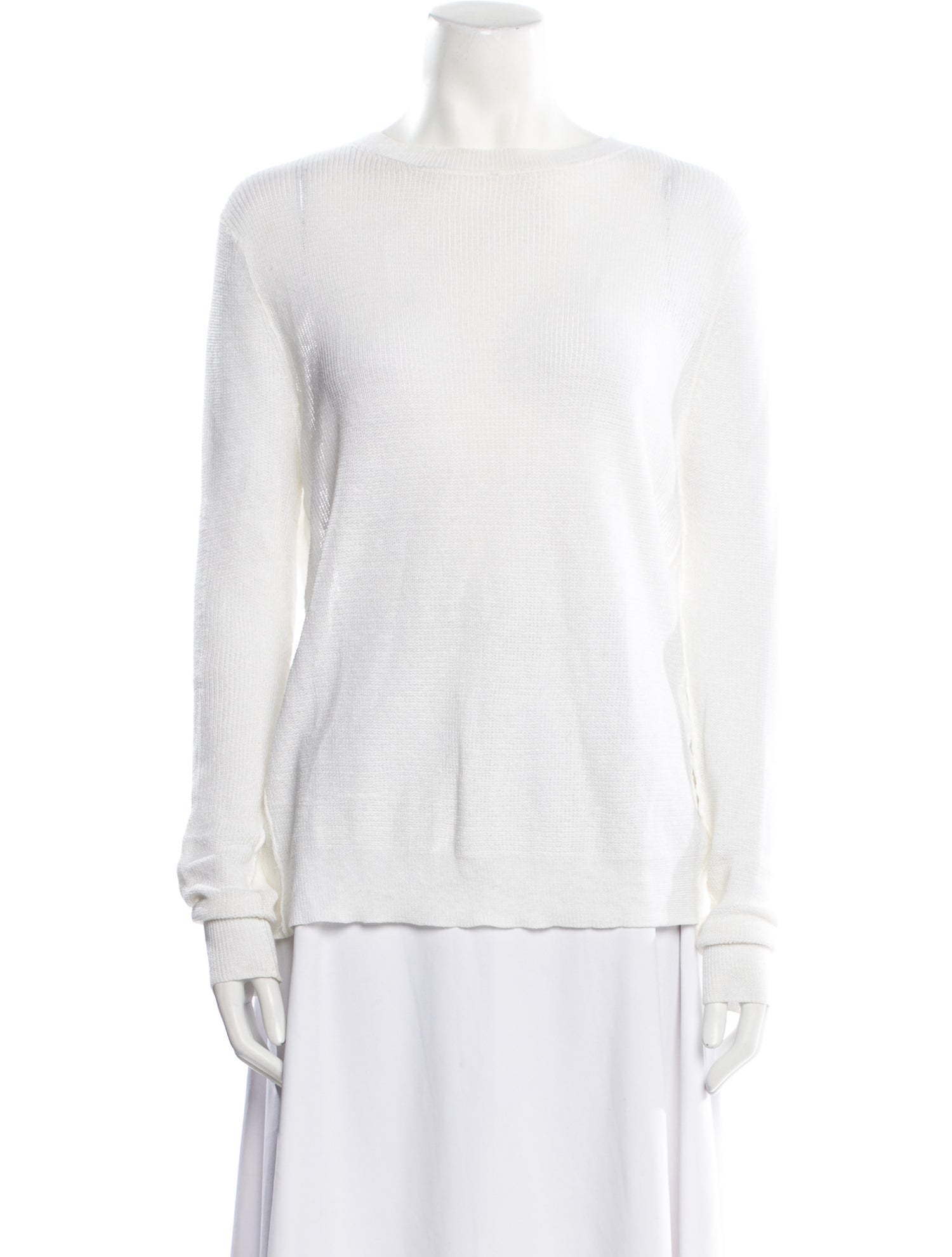 A.L.C. Linen Bateau Neckline Sweater