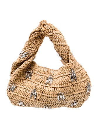 A.L.C. Raffia Top Handle Bag