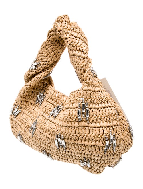 A.L.C. Raffia Top Handle Bag