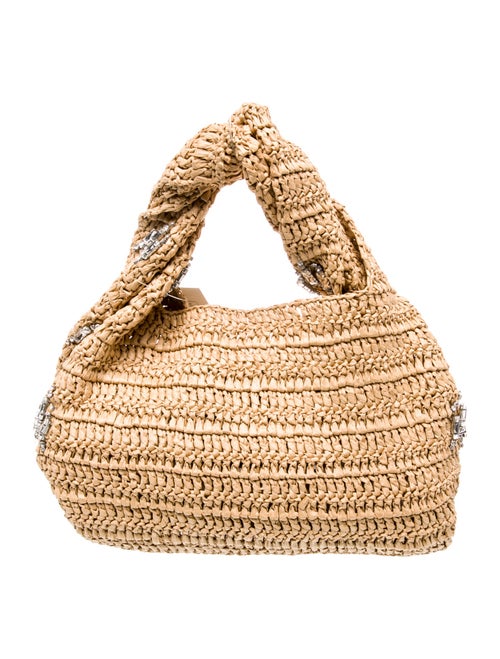 A.L.C. Raffia Top Handle Bag