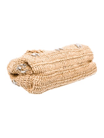 A.L.C. Raffia Top Handle Bag
