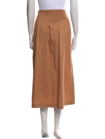 A.L.C. Ruffle Embellishment Midi Length Skirt