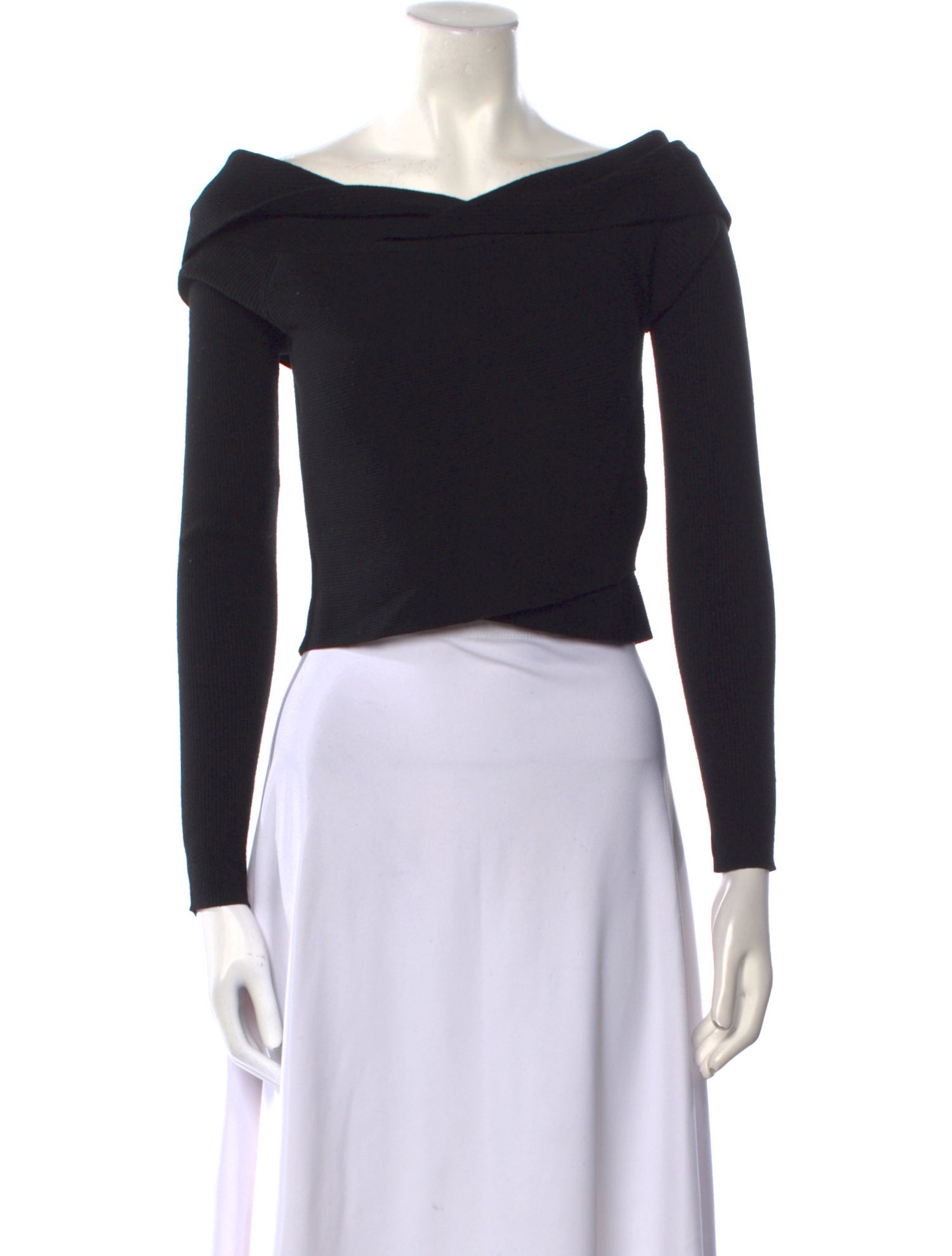 A.L.C. Merino Wool Bateau Neckline Sweater