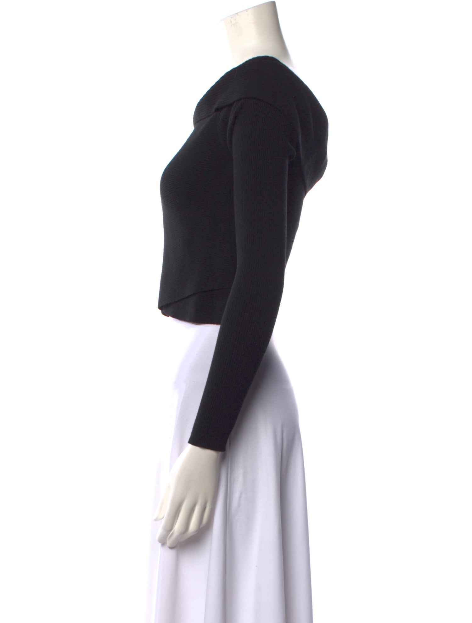 A.L.C. Merino Wool Bateau Neckline Sweater