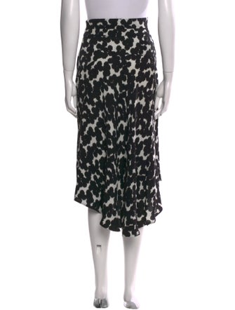 A.L.C. Silk Midi Length Skirt