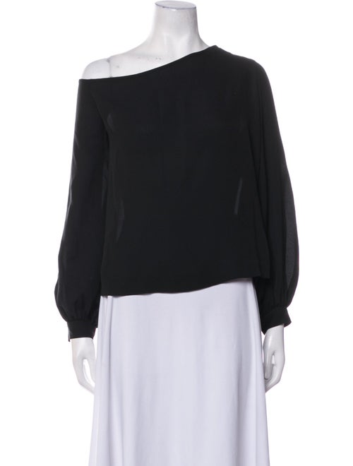 A.L.C. Silk One-Shoulder Blouse