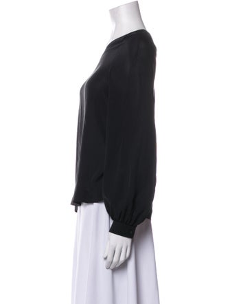 A.L.C. Silk One-Shoulder Blouse