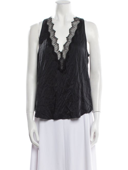 A.L.C. Silk V-Neck Blouse