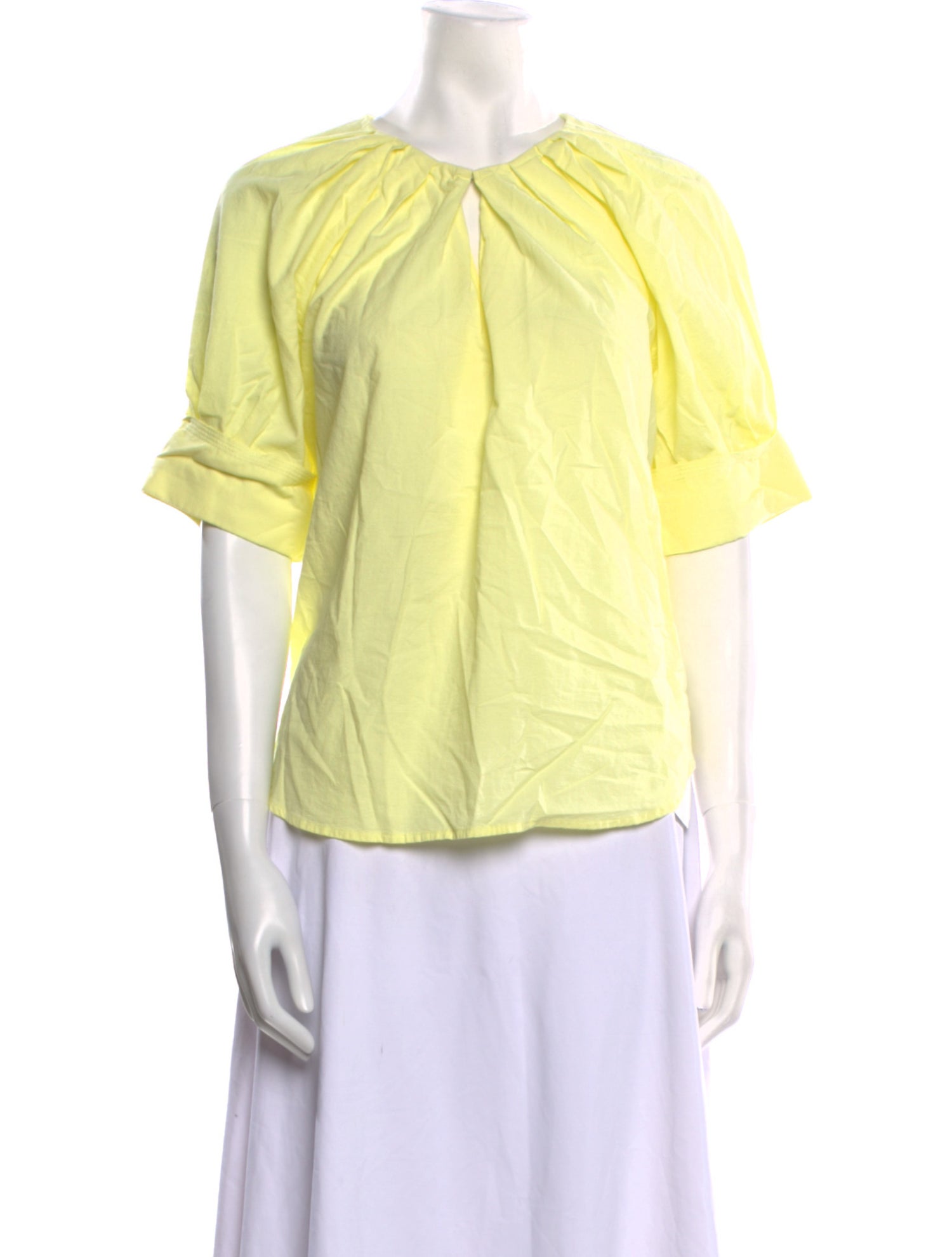 A.L.C. Crew Neck Short Sleeve Blouse