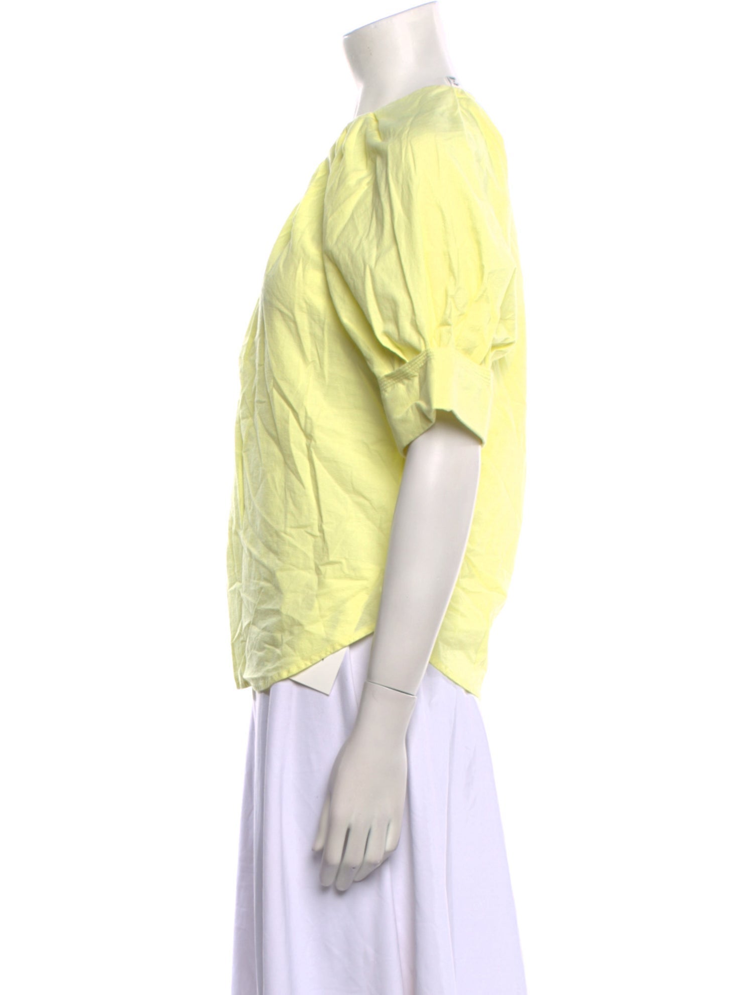 A.L.C. Crew Neck Short Sleeve Blouse