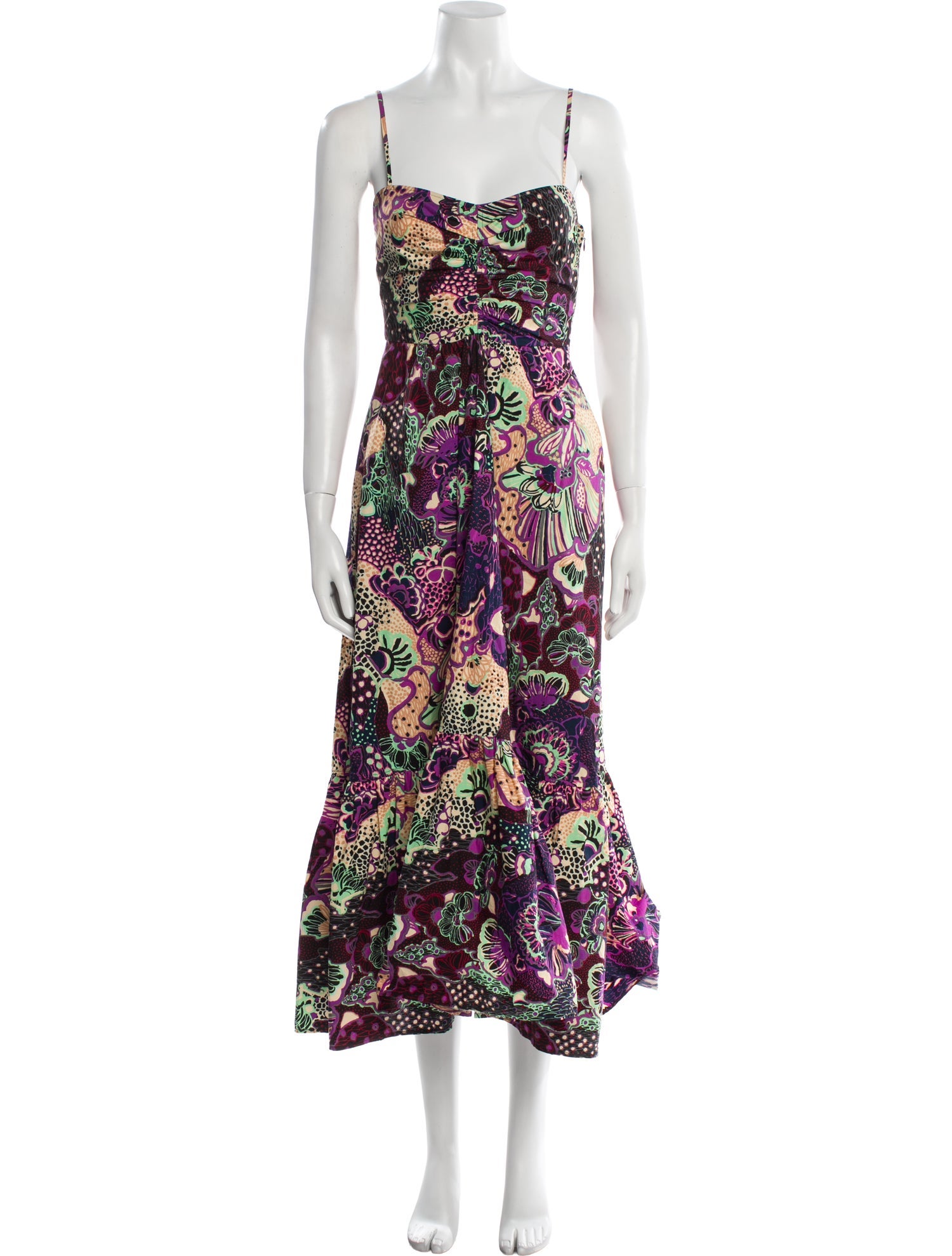 A.L.C. Floral Print Long Dress
