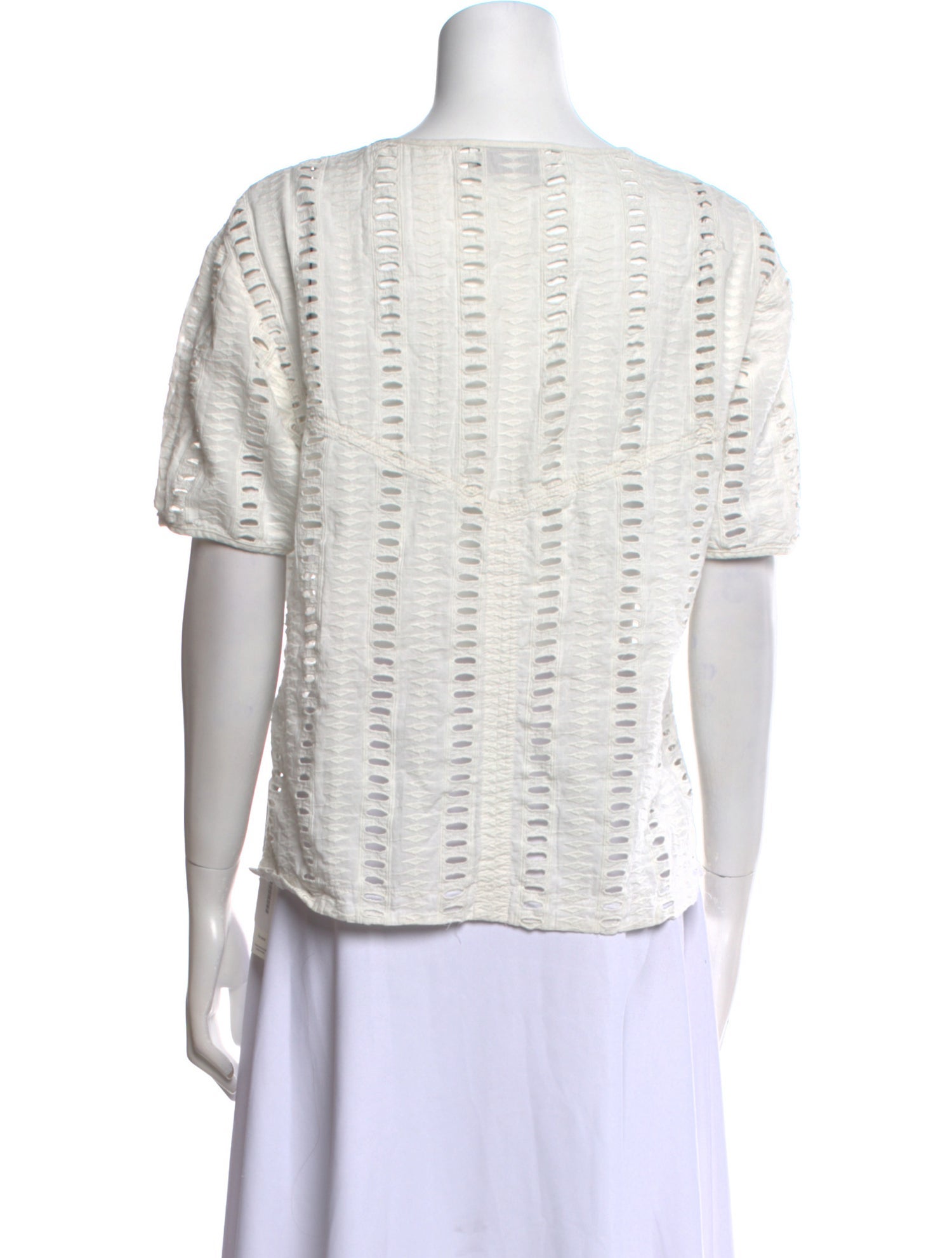 A.L.C. Scoop Neck Short Sleeve T-Shirt