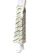 A.L.C. Striped Midi Length Skirt