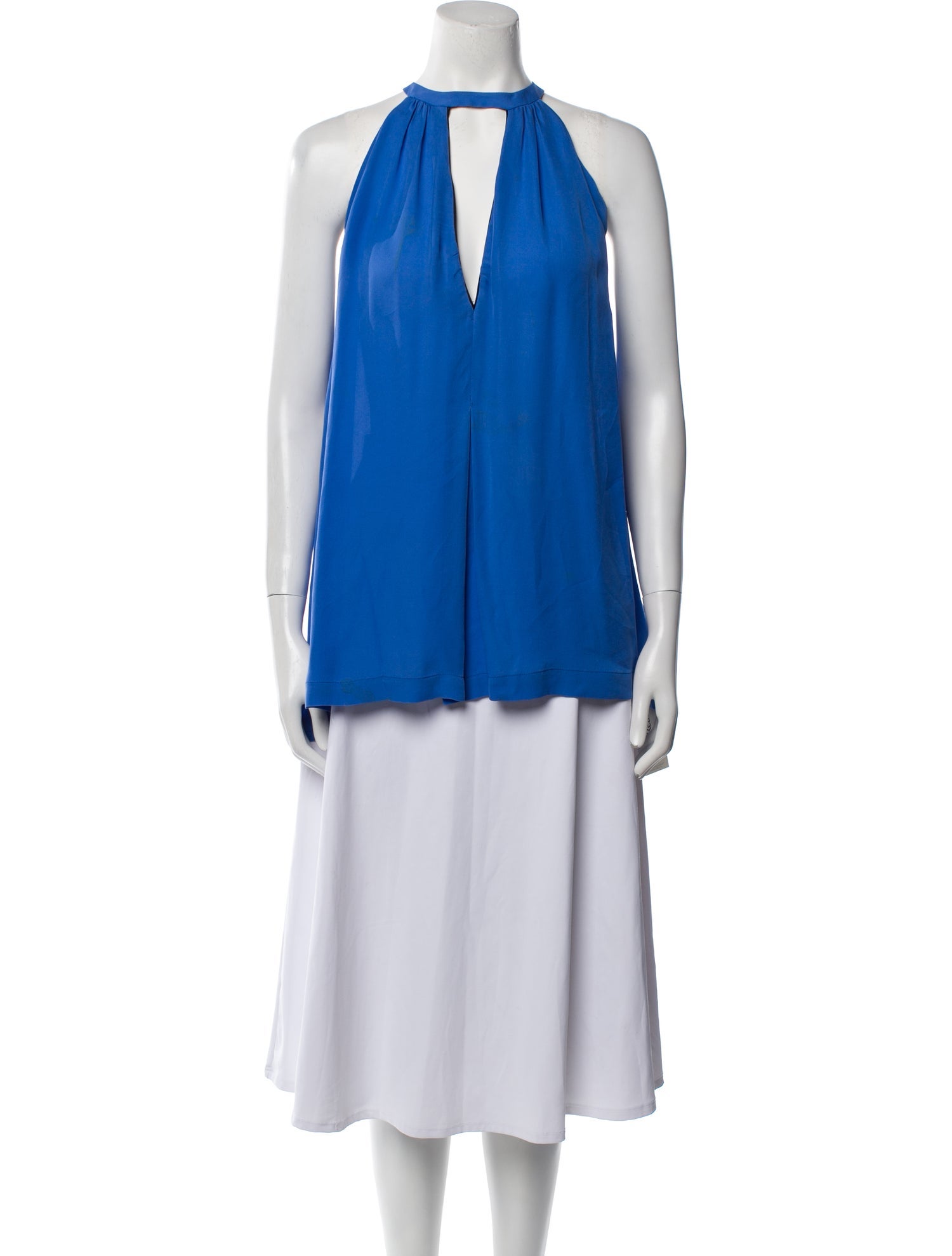 A.L.C. Silk Halterneck Tunic