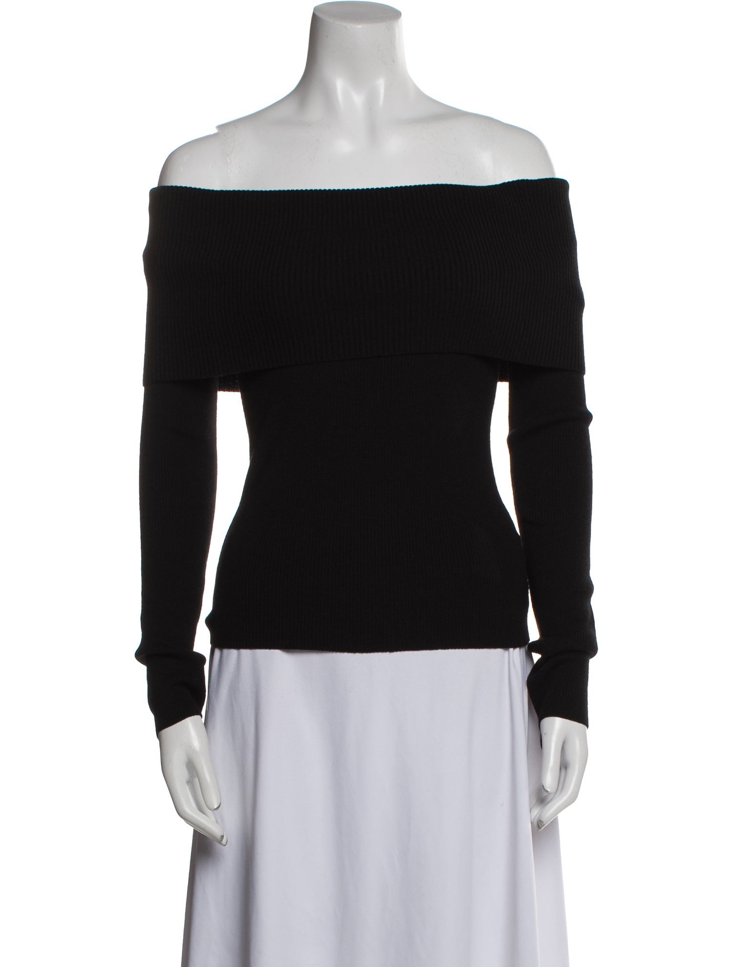 A.L.C. Merino Wool Off-The-Shoulder Sweater