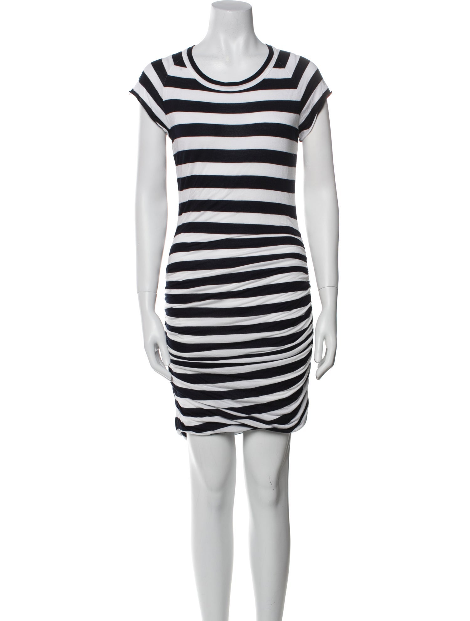 A.L.C. Striped Knee-Length Dress