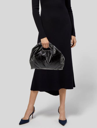 A.L.C. Patent Leather Top Handle Bag