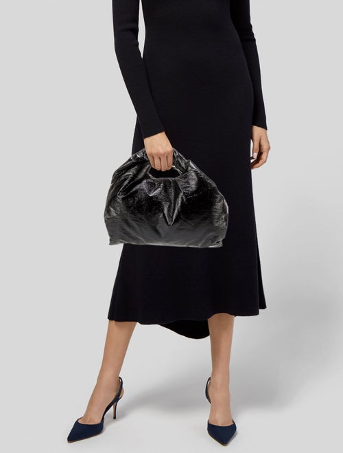 A.L.C. Patent Leather Top Handle Bag