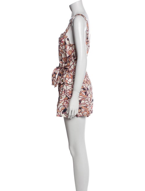 A.L.C. Linen Printed Romper