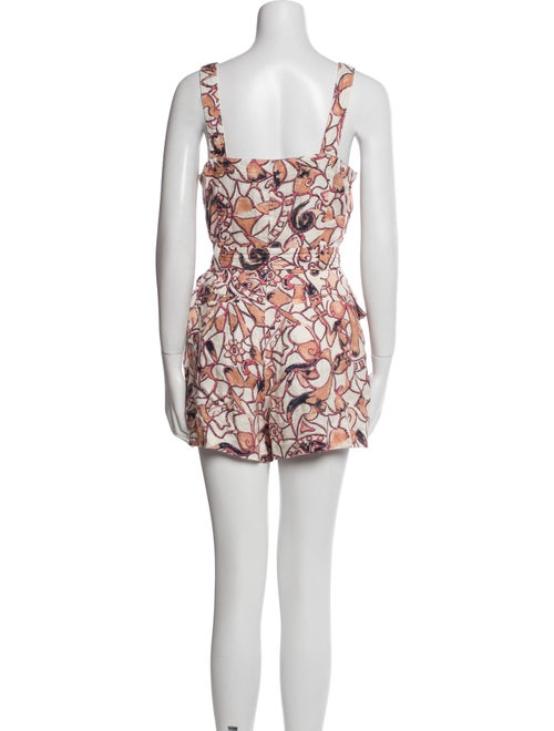 A.L.C. Linen Printed Romper