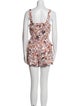 A.L.C. Linen Printed Romper